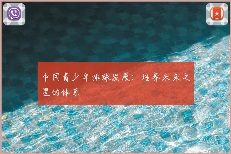 中国青少年排球发展:培养未来之星的体系